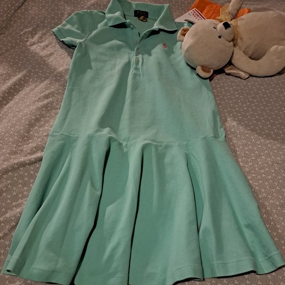 Polo by Ralph Lauren Other - * POLO * Girls TEAL Polo dress  size 8-10